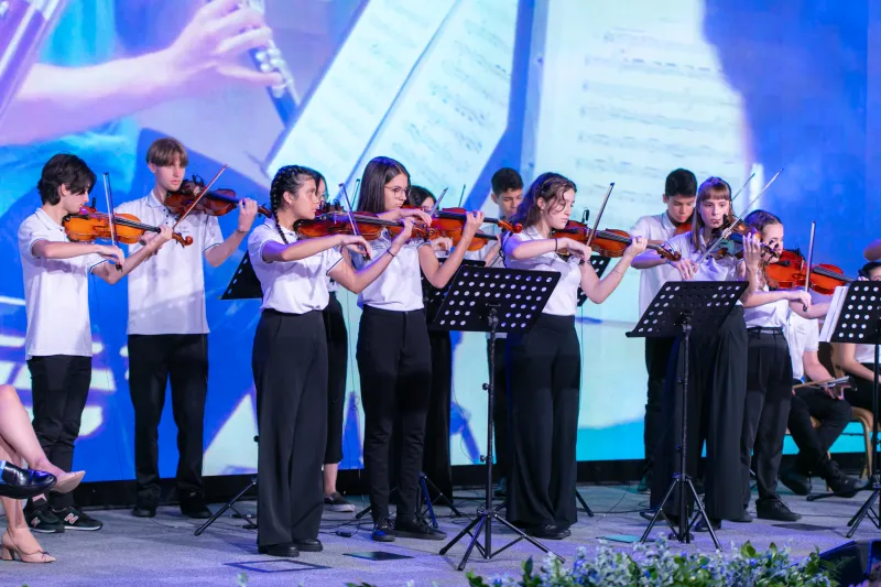 Camerata Musicarium, que capta recursos via doação de IRPJ, em apresentação na Fiesc. Foto: Filipe Scotti